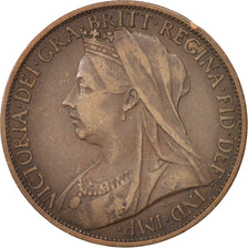 Great Britain, Victoria, Penny, 1901, AU(50-53), Bronze, KM:790