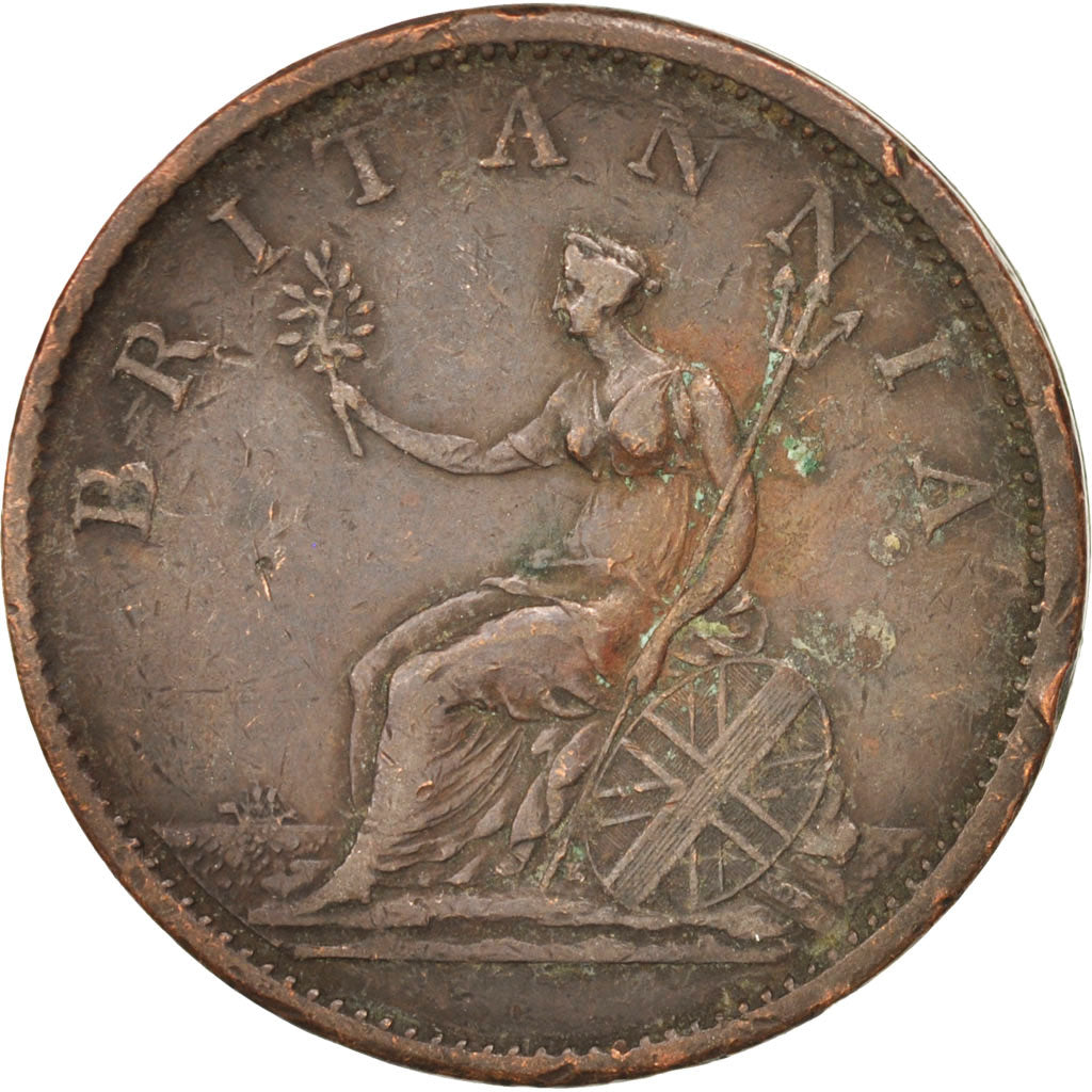 Great Britain, George III, Farthing, 1807, VF(30-35), Copper