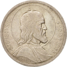 Hungary, 5 Pengö, 1938, AU(55-58), Silver, KM:516