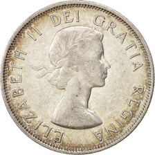 Monnaie, Canada, Elizabeth II, 50 Cents, 1954, Royal Canadian Mint, Ottawa