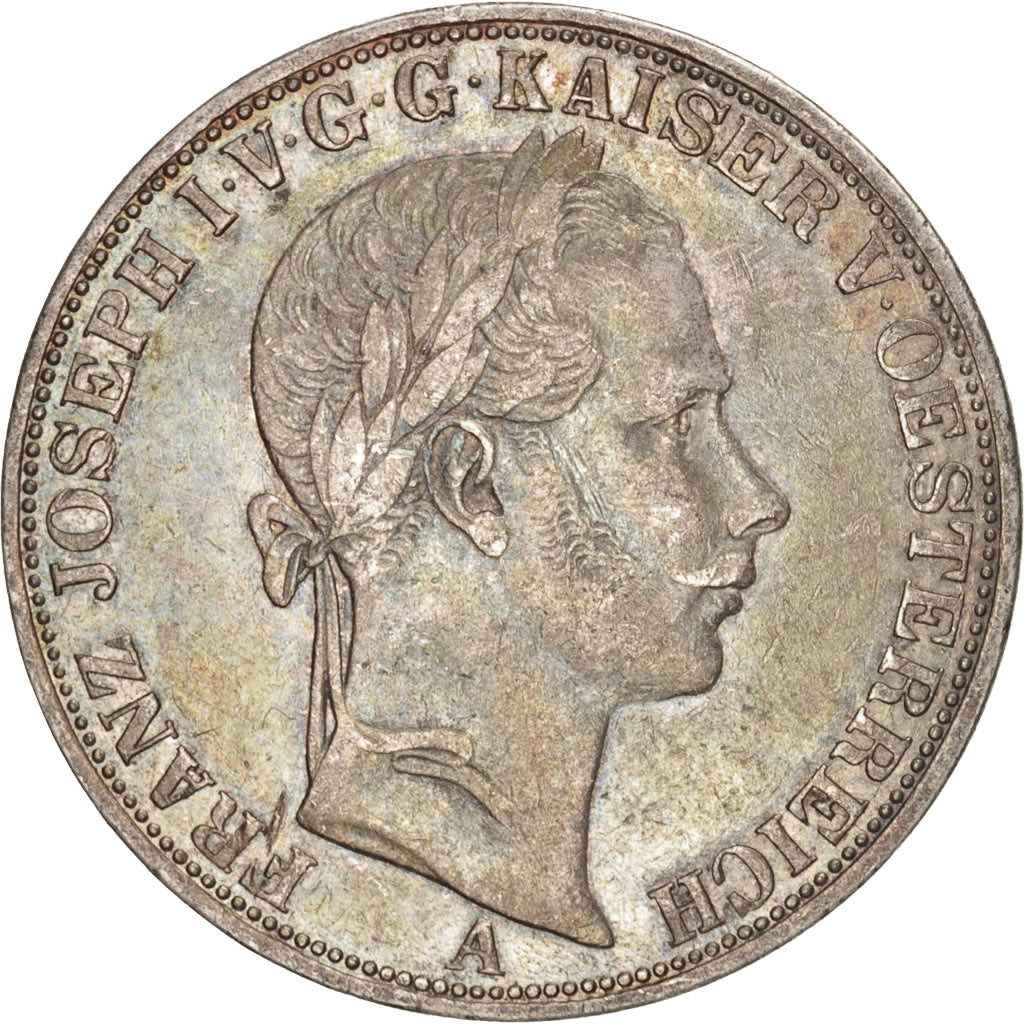 Austria, Franz Joseph I, Thaler, 1858, Vienne, AU(55-58), Silver, KM:2244