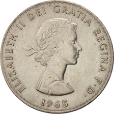 Monnaie, Grande-Bretagne, Elizabeth II, Crown, 1965, TTB+, Copper-nickel, KM:910