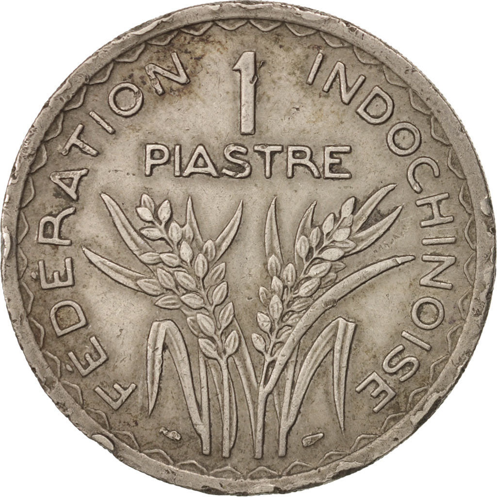 Coin, FRENCH INDO-CHINA, Piastre, 1947, Paris, EF(40-45), Copper-nickel, KM:32.2