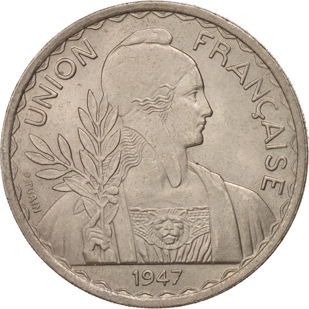FRENCH INDO-CHINA, Piastre, 1947, Paris, SUP+, Copper-nickel, KM:32.2