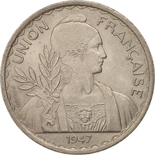 FRENCH INDO-CHINA, Piastre, 1947, Paris, SUP+, Copper-nickel, KM:32.2