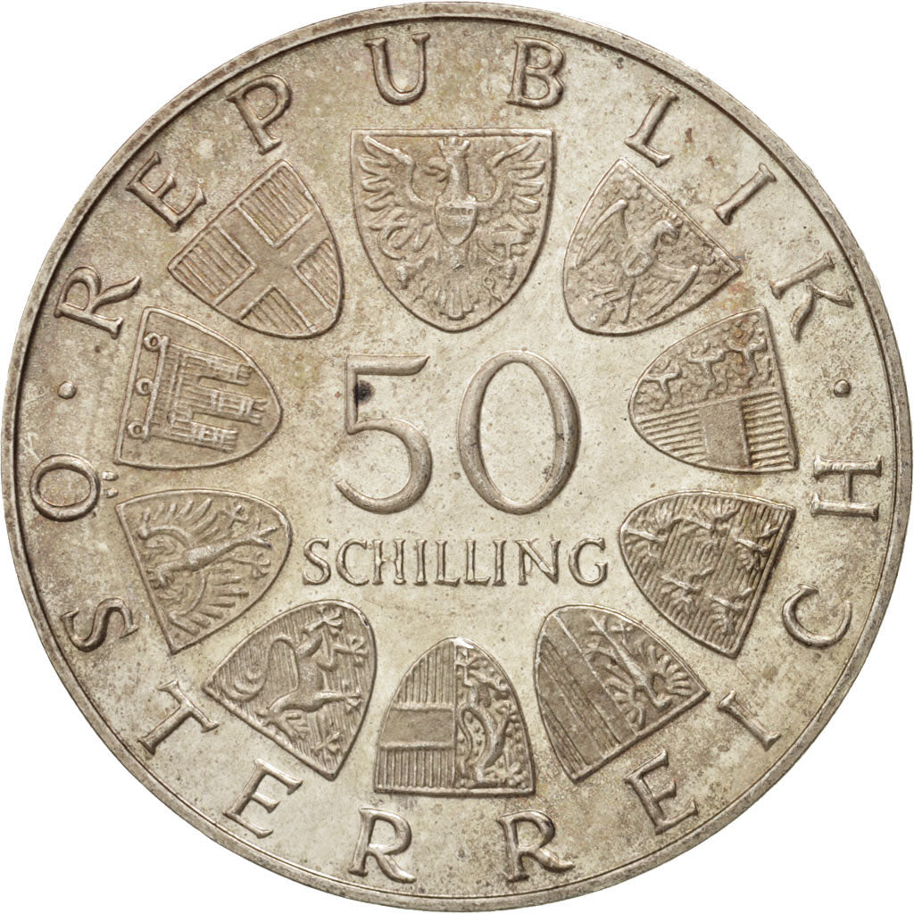 Coin, Austria, 50 Schilling, 1970, Vienne, AU(50-53), Silver, KM:2909