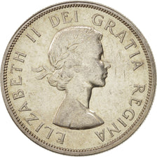 Canada, Elizabeth II, Dollar, 1963, Royal Canadian Mint, Ottawa, BB+, Argento...