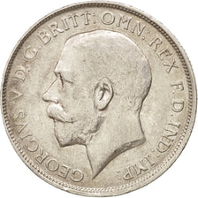 Gran Bretagna, George V, Florin, Two Shillings, 1918, BB, Argento, KM:817