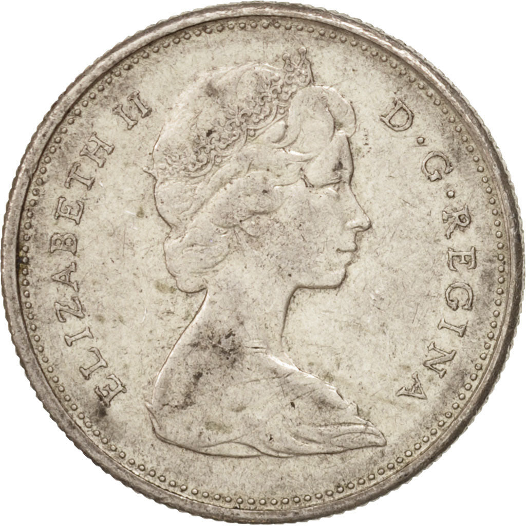 Coin, Canada, Elizabeth II, 25 Cents, 1967, Royal Canadian Mint, Ottawa