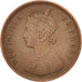 Moneta, INDIA - BRITANNICA, Victoria, 1/4 Anna, 1889, SPL-, Rame, KM:486