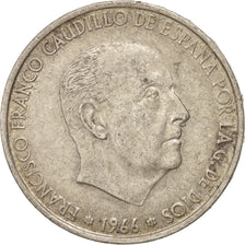 Coin, Spain, Caudillo and regent, 100 Pesetas, 1966, EF(40-45), Silver, KM:797