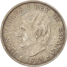 Spain, Juan Carlos I, 2000 Pesetas, 1995, AU(55-58), Silver
