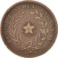 Paraguay, 4 Centesimos, 1870, BB, Rame, KM:4.1