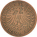 GERMAN STATES, Heller, 1862, KM #356, EF(40-45), Copper, 0.00