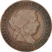 Moneta, Spagna, Isabel II, 5 Centimos, 1868, MB, Rame, KM:635.1