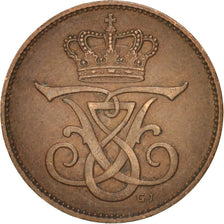 Denmark, Frederik VIII, 2 Öre, 1907, Copenhagen, AU(50-53), Bronze, KM:805