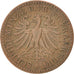 Monnaie, Etats allemands, FRANKFURT AM MAIN, Heller, 1863, TTB, Cuivre, KM:356