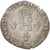 Moneda, Francia, Demi Gros de Nesle, 1551, Paris, BC+, Vellón, Duplessy:995