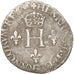 France, Demi Gros de Nesle, 1551, Paris, VF(20-25), Billon, Duplessy:995