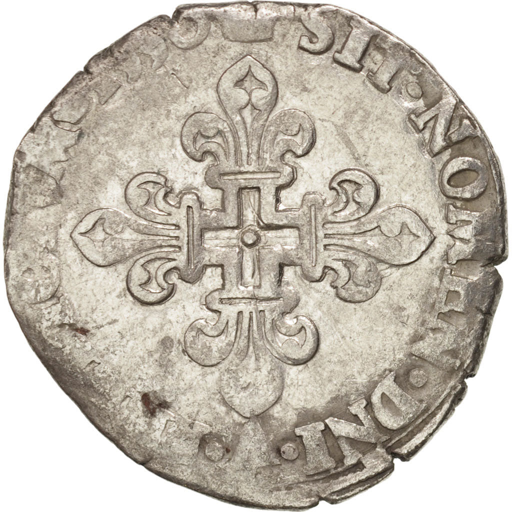 Moneta, Francja, Gros de Nesle, 1550, Paris, EF(40-45), Srebro, Duplessy:994
