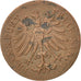 Monnaie, Etats allemands, FRANKFURT AM MAIN, Heller, 1855, TTB+, Cuivre, KM:351