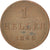 Coin, German States, FRANKFURT AM MAIN, Heller, 1855, AU(50-53), Copper, KM:351