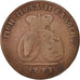 MOLDAVIA & WALLACHEA, 2 Para 3 Kopeck, 1773, , F(12-15), Bronze
