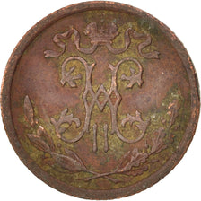 Münze, Russland, Nicholas II, 1/2 Kopek, 1909, Saint-Petersburg, SS, Kupfer