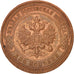 Russia, Nicholas II, 2 Kopeks, 1915, Petrograd, MS(60-62), Copper, KM:10.3