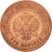 Coin, Russia, Alexander II, 3 Kopeks, 1876, Saint-Petersburg, EF(40-45), Copper