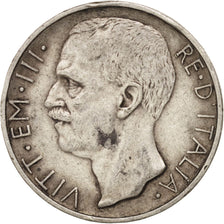 Italy, Vittorio Emanuele III, 10 Lire, 1927, Rome, VF(30-35), Silver, KM:68.2