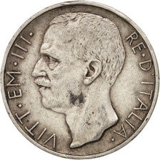 Italy, Vittorio Emanuele III, 10 Lire, 1927, Rome, VF(30-35), Silver, KM:68.2