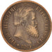 Moneda, Brasil, Pedro II, 20 Reis, 1869, BC+, Bronce, KM:474