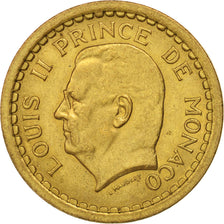 Coin, Monaco, Louis II, 2 Francs, AU(55-58), Aluminum-Bronze, KM:121a
