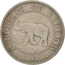 Liberia, 5 Cents, 1960, AU(50-53), Copper-nickel, KM:14