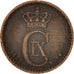 Moneta, Dania, Christian IX, Ore, 1883, Copenhagen, AU(50-53), Bronze, KM:792.1