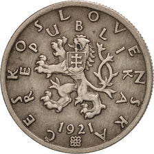 Tchécoslovaquie, 50 Haleru, 1921, , SUP, Copper-nickel, KM:2