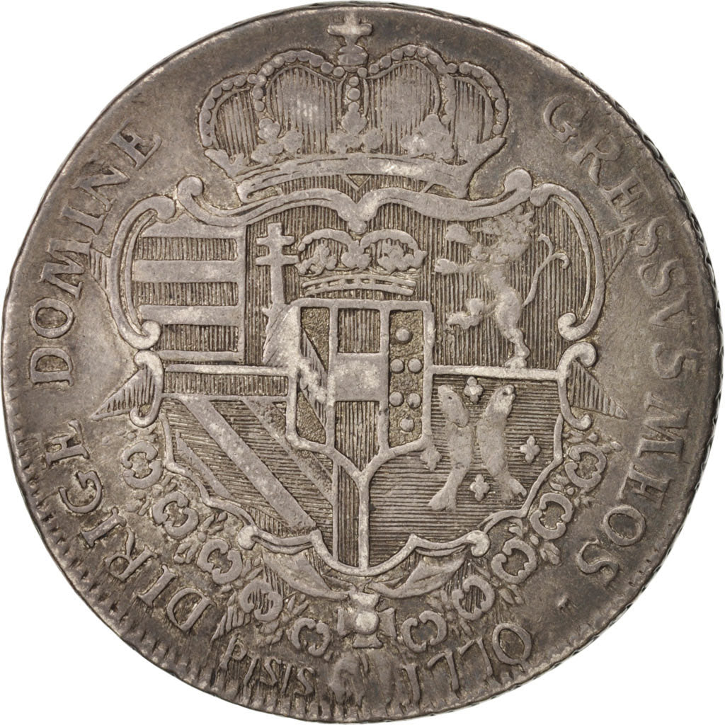 STATI ITALIANI, TUSCANY, Pietro Leopoldo, Francescone, 10 Paoli, 1770, BB, Ar...