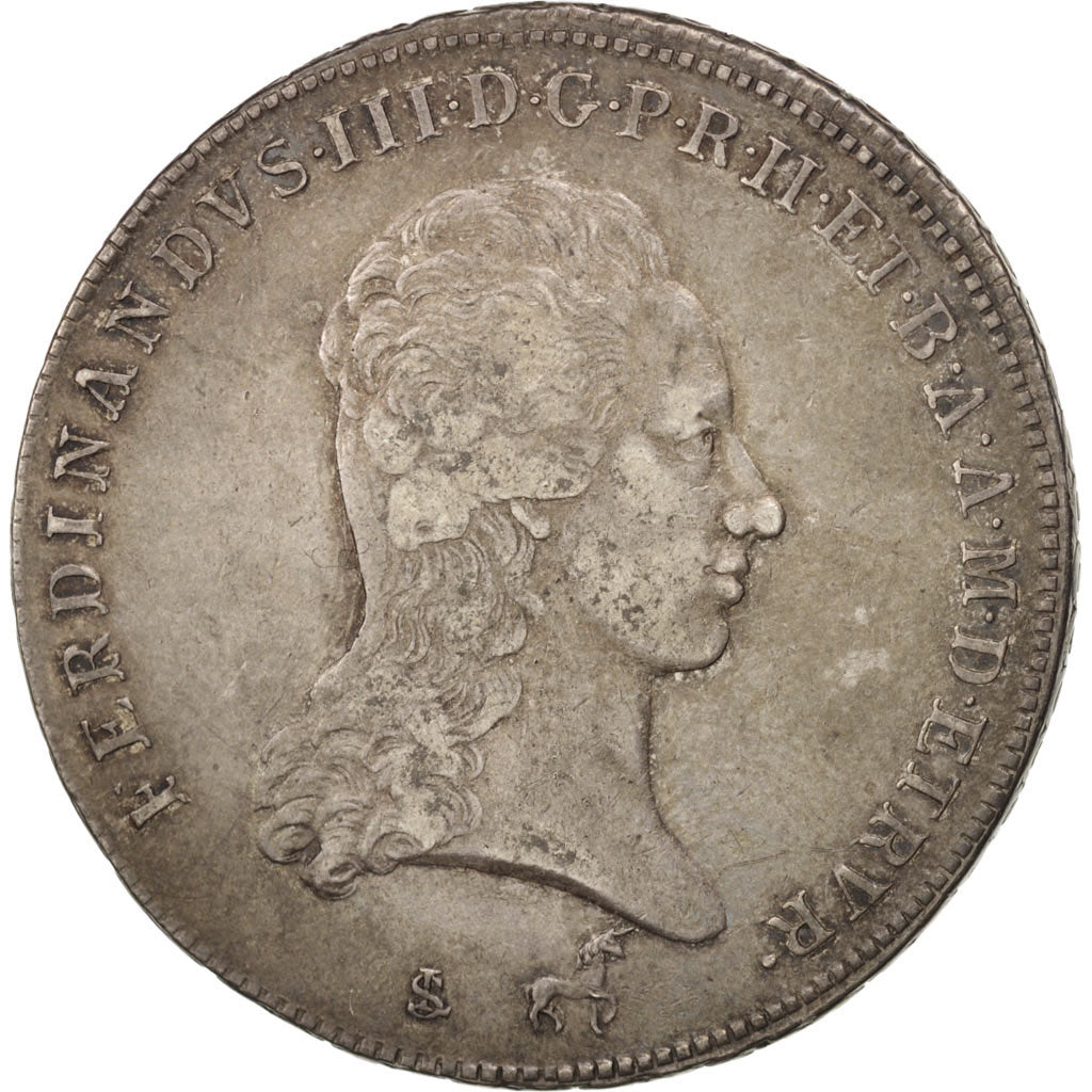 États italiens, TUSCANY, Ferdinando III, Francescone, 10 Paoli, 1801, Floren...