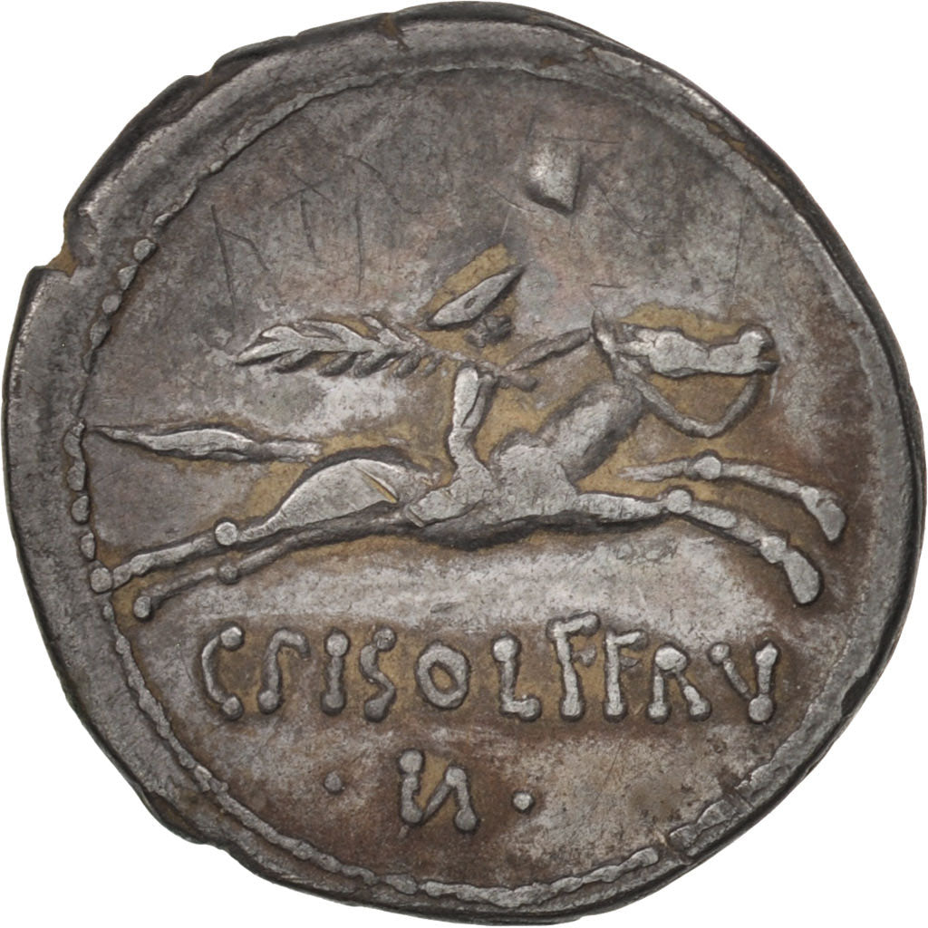 Moneda, Calpurnia, Denarius, Roma, MBC+, Plata