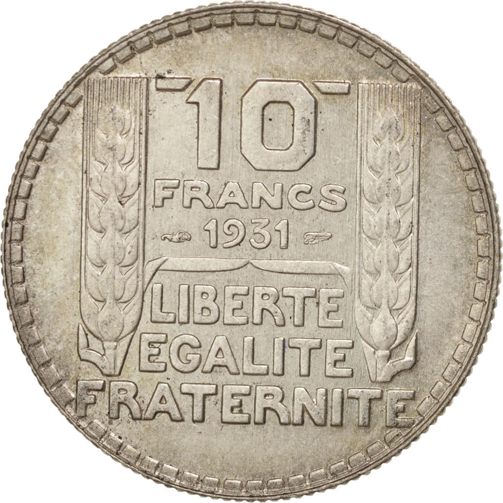 Coin, France, Turin, 10 Francs, 1931, Paris, MS(60-62), Silver, KM:878