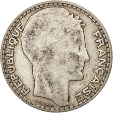 France, Turin, 10 Francs, 1932, Paris, VF(30-35), Silver, KM:878