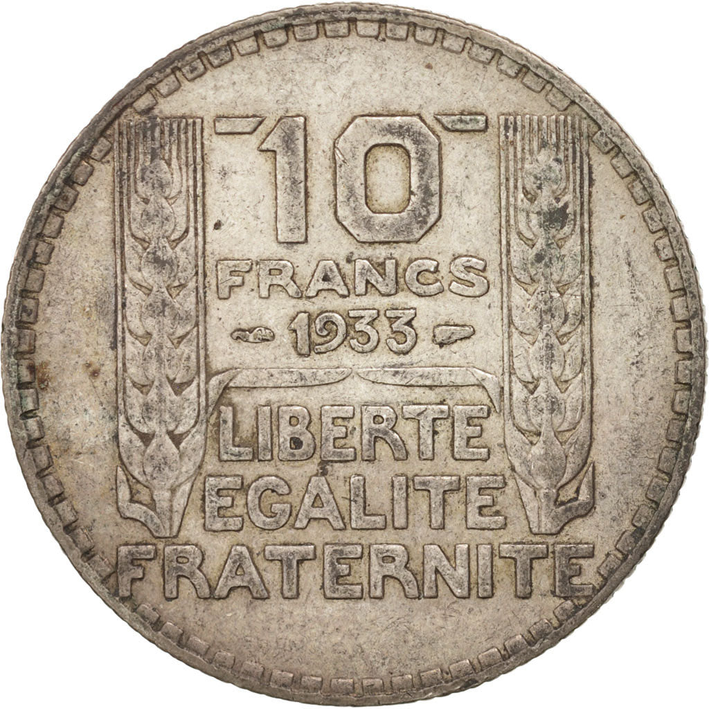 Coin, France, Turin, 10 Francs, 1933, Paris, EF(40-45), Silver, KM:878