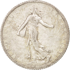 France, Semeuse, Franc, 1916, Paris, EF(40-45), Silver, KM:844.1