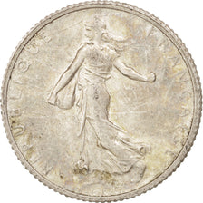 Francia, Semeuse, Franc, 1916, Paris, BB+, Argento, KM:844.1