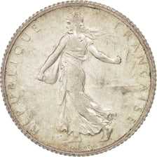 France, Semeuse, Franc, 1916, Paris, TTB+, Argent, KM:844.1