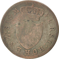 GERMAN STATES, 3 Kreuzer, Groschen, 1845, KM #17, VF(20-25), Silver, 1.10