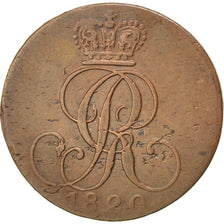 Stati tedeschi, HANNOVER, George III, Pfennig, 1820, Clausthal, BB, Rame, KM:104