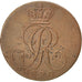Stati tedeschi, HANNOVER, George III, Pfennig, 1820, Clausthal, BB, Rame, KM:104