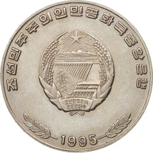 KOREA-NORTH, 10 Won, 1995, AU(55-58), Copper-nickel, KM:87.2
